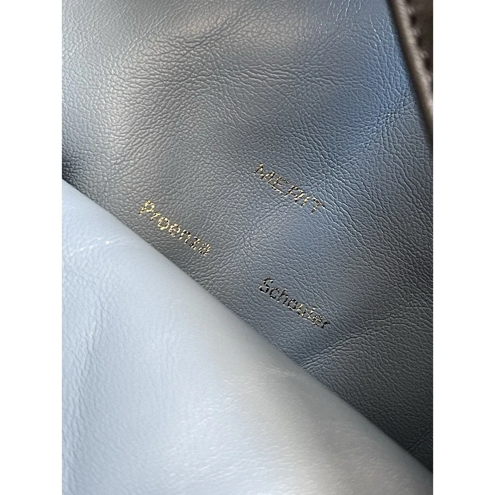 MERIT Proenza Schouler Reversible Vegan Leather Cosmetics Bag w/ Dust Bag